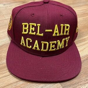 Rare Fresh Prince of Bel-Air Academy Maroon SnapBack cap